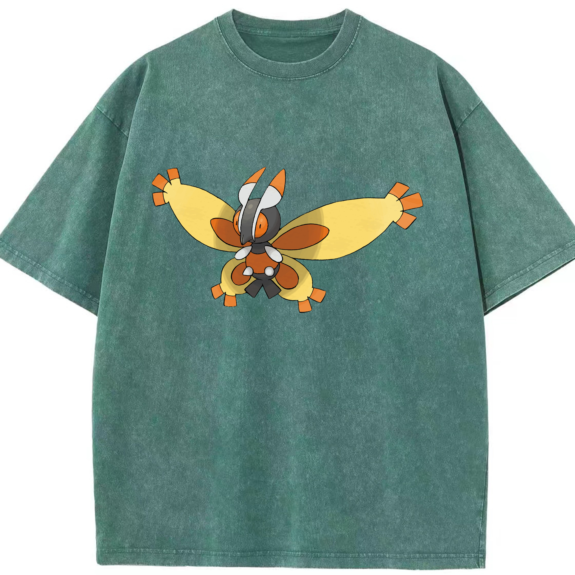 （画像用） ポケットモンスター Pokémon 綿100% ヴィンテージ風 半袖Tシャツ（フロントプリント）
